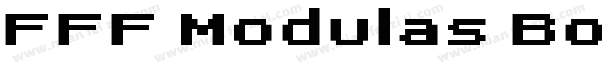 FFF Modulas Bold Extended字体转换